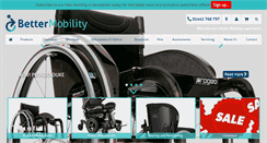 Desktop Screenshot of bettermobility.co.uk