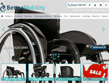 Tablet Screenshot of bettermobility.co.uk